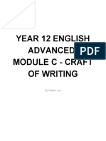 English Advanced Module C - The Craft of Writing 