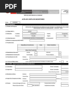 Acta Visita de Monitoreo Desaguadero