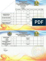 Table of Specification Grade 7