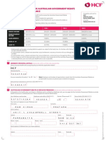 Application To Receive The Australian Government Rebate On Private Health Insurance