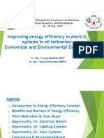 Improving Energy Efficiency in Electric Systems in Oil Refineries Economical and Environmental Evaluation