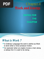 Work and Energy Cbse Ix