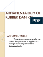 Armamentarium of Rubber Dam Kit