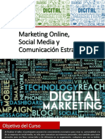 Marketing Online, Social Media y Comunicación Estratégica