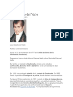 Biografia Jose Cecilio Del Valle