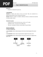 Exp.04 Alkaloid Extraction