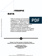 Azeotropic Data, ACS, 1952