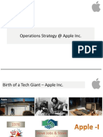 Operations Strategy at Apple