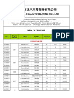 2018 JIDA Engine Bearing Bush and Thrust Washer Catalogue