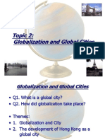 Topic 2: Globalization and Global Cities