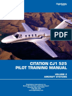 Citation Jet 1 - Pilot Training Manual - C525 (Vol 2) PDF