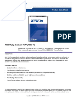 AISIN Fully Synthetic AFW VI Product Datasheet