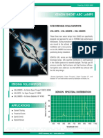 Xenon Short Arc Lamps: Strong Followspots