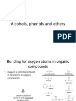 Alcohols, Phenols and Ethers