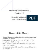 Discrete Mathematics: Alexander Bukharovich New York University