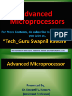 Microprocessor By, Er. Swapnil V. Kaware