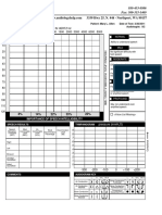 Sample Blank Audiogram