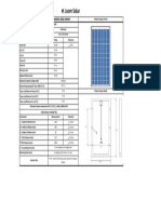 320 Watt Polycrystalline-Module Data Sheet: Electrical Values Measured at STC: 25°C, 1.5AM, 1000 W/M