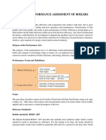 Energy Performance Assessment of Boilers