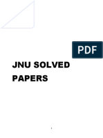 Jnu - Solved - Paper (1) - 1 PDF