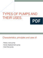 Types of Pumps and Their Uses