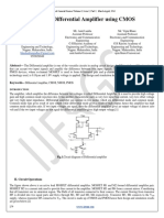 Study of Differential Amplifier Using CMOS: Abstract