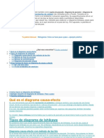 El Diagrama Causa Efecto