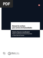 Manual de Escritura para Carreras de Humanidades