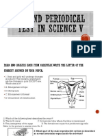 Second Periodical Test in Science V