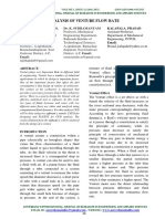 Analysis of Venture Flow Rate