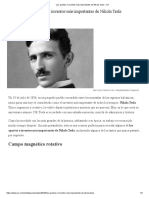 Los Aportes e Inventos Más Importantes de Nikola Tesla - VIX