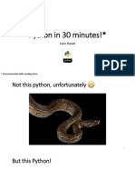 Python in 30 Minutes! : Fariz Darari