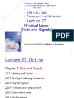 Physical Layer (Data and Signals) : CPE 400 / 600 Computer Communication Networks