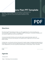 Communications Plan PPT Template