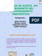 Analisis de Aceite Un Instrumento Del Mantenimiento Preventivo