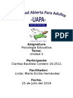 Tarea 3 de Psicologia Educativa