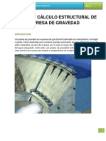 Diseño y Cálculo Estructural de Presa de Gravedad