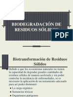 Biotransformación de Residuos Agricolas y Orgánicos Clase2010