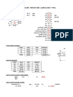 Design of Concrete Slope Protection