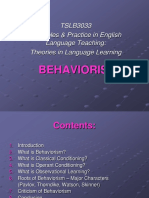 Behaviorism