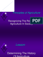 History of Ag - Lesson 1