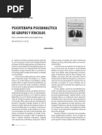 Patricio Olivos, Psicoterapia Psicoanalítica de Grupos y Vínculos PDF