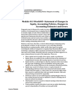 Module 013 Week005-Statement of Changes in Equity, Accounting Policies, Changes in Accounting Estimates and Errors