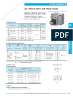 D Flow Control Valves Flow Control and Check Valves