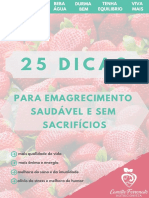 25 Dicas para Emagrecimento Saudável e Sem Sacrifícios