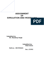 Simulation and Modelling