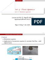 Chapter 4: Fluid dynamics: Lectures by PGS.TS. Nguyễn Quốc Ý nguyenquocy@hcmut.edu.vn