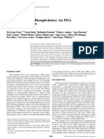 Bioavailability and Bioequivalence - An FDA Regulatory Overview