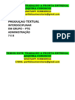 Adm 7 e 8 Temos A Pronta Entrega Este Trabalho Whatsapp 91988309316 E-Mail Portfoliouniversitario@Gmail