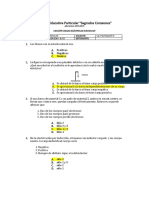 Examen de Fisica Primer Periodo